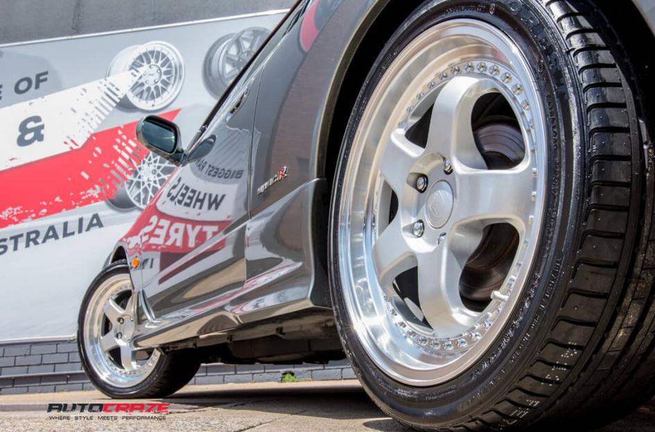 NISSAN00SX S15 RS1 SILVER MACHINED LIP
